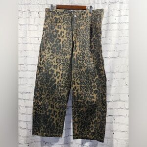 Boutique Brand Leopard Print Pants “Barrel”